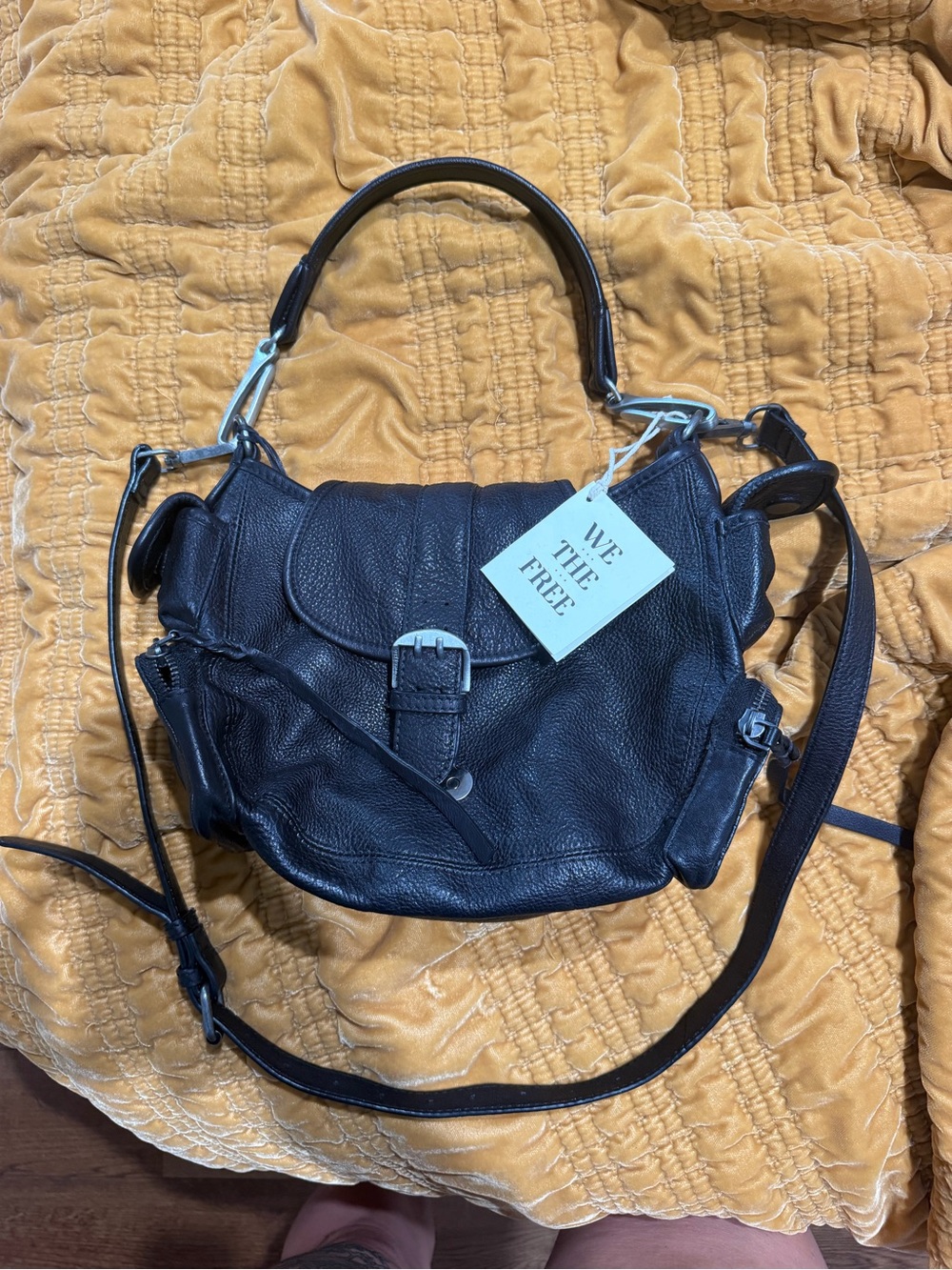 NWT we the free baby Asher leather bag in black - Picture 3 of 10